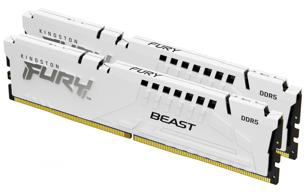 KINGSTON DDR5 32GB 6000MT/s DIMM FURY BEAST WHITE EXPO KIT (2x16GB) KF560C36BWE2K2-32