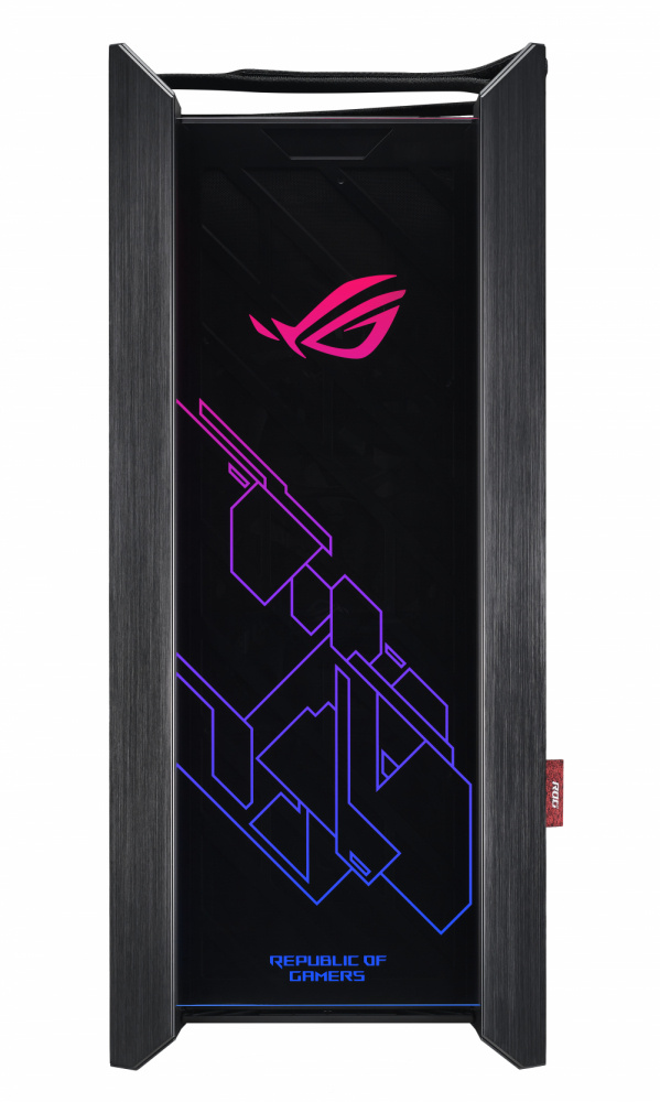 GABINETE ASUS ROG STRIX HELIOS GX601 MEDIA TORRE EATX MINI ITX CRISTAL TEMPLADO NEGRO PANEL RGB