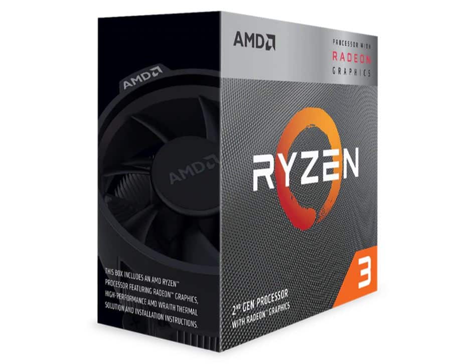 Procesador                    AMD Ryzen 3 3200g 4 Cores 3.6ghz Radeon Am4 Con Disipador Wraith Stealth Yd3200c5fhbox (max 1pz Por Cliente)