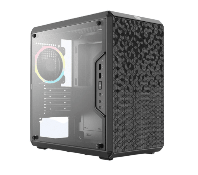 Gabinete Cooler Master MasterBox Q300L Rainbow con Ventana RGB