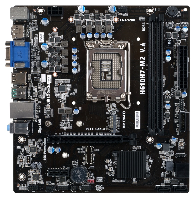 Tarjeta Madre Ecs H610h7-m2 Soc1700 Matx Ddr4 Hdmi Rj45(89-206-qc2100)