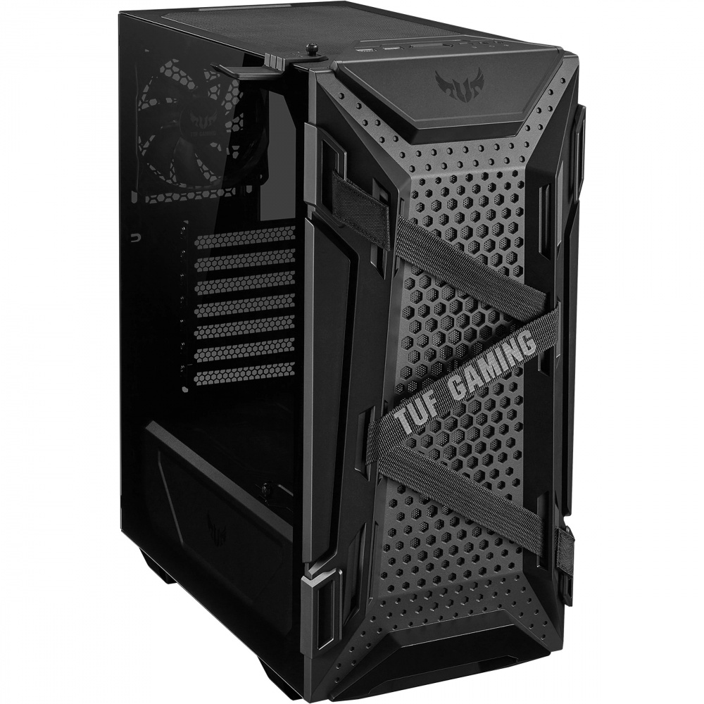 GABINETE ASUS TUF GT301 ATX MEDIA TORRE CRISTAL TEMPLADO GT301 BLK ARGB FAN