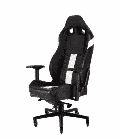 SILLA PARA GAMING CORSAIR T2 ROAD RECLINABLE 4D NEGRO/BLANCO CF-9010007-WW