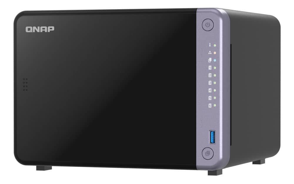Nas 6 Bahias Arm 4 Nucleos 4 Gb De Ram Qnap-(ts-632x-4g-us)