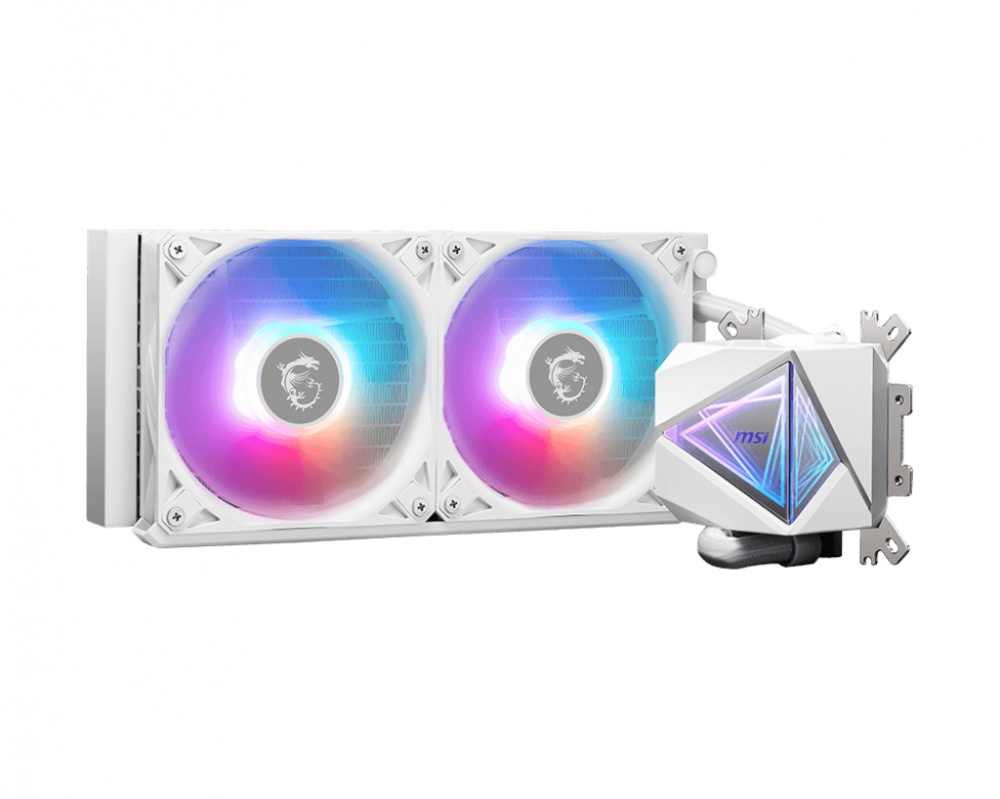 Disipador De Enfriamiento Liquido Ms Mag Coreliquid I240 / White/ 240mm / Intel ,1700, 1851 / Amd