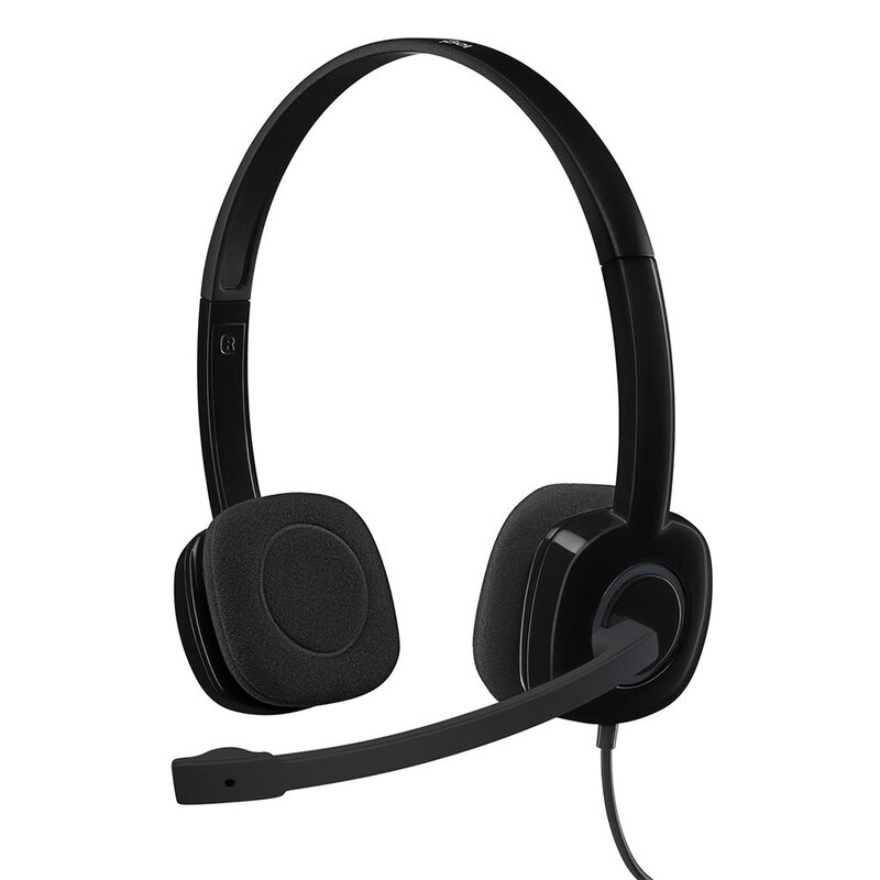 Diadema Logitech H151 Stereo C/microfono 3.5mm (981-000587)
