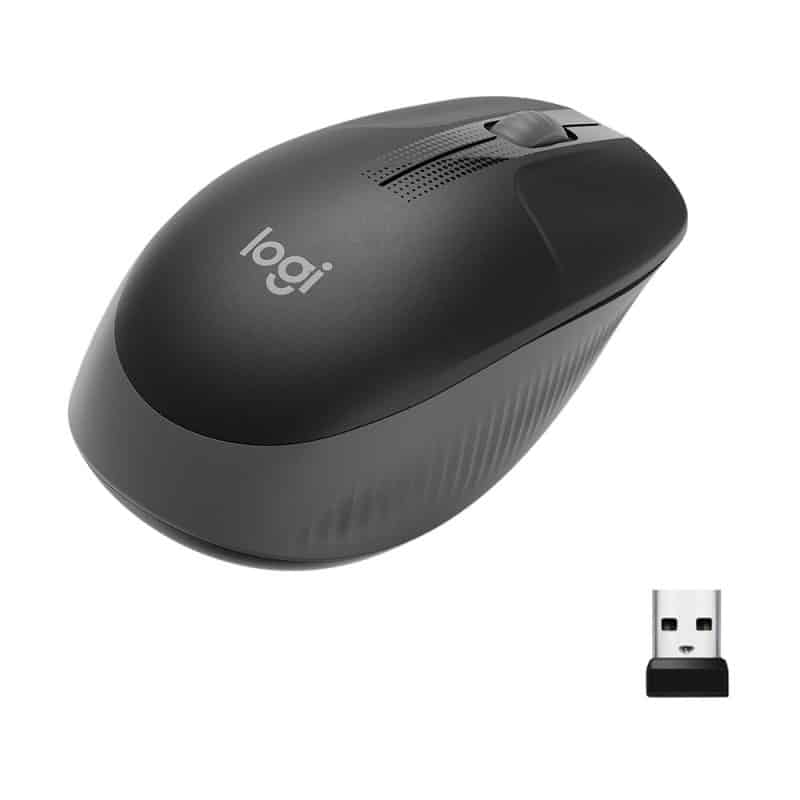 Mouse                                                                                                                                                                                                                                          Logitech M190 Inalambrico Ambidiestro Negro (910-005902)