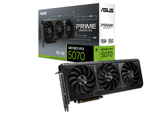 Tarjeta De Video Asus 12gb Prime Geforce Rtx 5070 3xfan Ddr7 Dlss 4 1xhdmi 3xdp Prime-rtx5070-12g