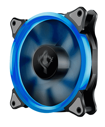 VENTILADOR GAMER YEYIAN LED AZUL YCT-050720B TYPHOON, 120MM, KIT 3PZAS PUE