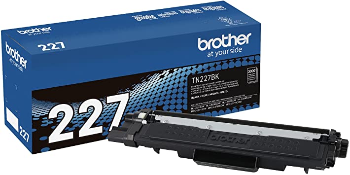 Toner  Brother Tn227bk Negro 3,000 Pag/alto Rendimiento/mfcl3710cw