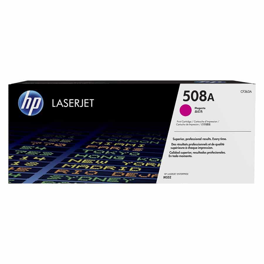 Toner Hp 508a Magenta Laserjet Para M552 (cf363a)