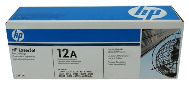Toner Hp 12a Negro Para Laserjet 3015, 3052 (q2612a)