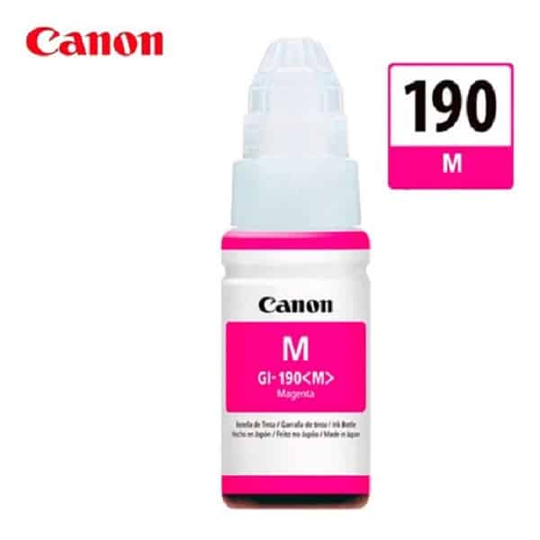 Botella  De Tinta Canon Gi-190 M Para Pixma G1100 G2100 G3100