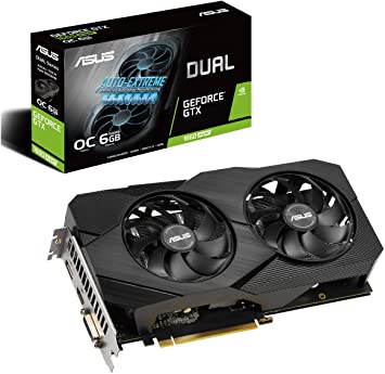 TARJETA DE VIDEO ASUS NVIDIA GEFORCE GTX 1660 SUPER DUAL-GTX1660S-O6G-EVO 6GB GDDR5(MAX 1PZ POR CLIENTE)