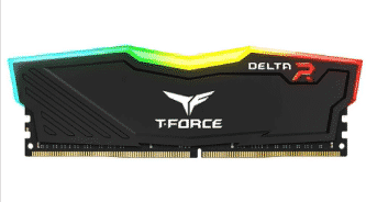 MEMORIA RAM DIMM TEAMGROUP T-FORCE DELTA 8GB DDR4 RGB 3000MHZ NEGRA TF3D48G3000HC16C01