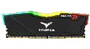 MEMORIA RAM DIMM TEAMGROUP T-FORCE DELTA 8GB DDR4 RGB 3000MHZ NEGRA TF3D48G3000HC16C01