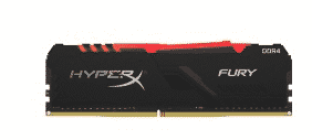 MEMORIA RAM DDR4 8GB 3000MHZ KINGSTON HYPERX FURY RGB HX430C15FB3A/8