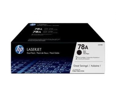 Toner Hp 78a Pack De 2 Cartuchos Negro Laserjet (ce278ad)