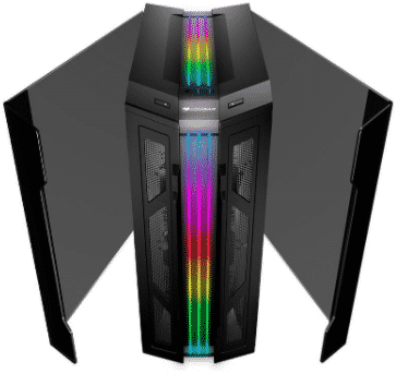 GABINETE PARA GAMING COUGAR GEMINI T PRO ARGB GLASS WING MID TOWER