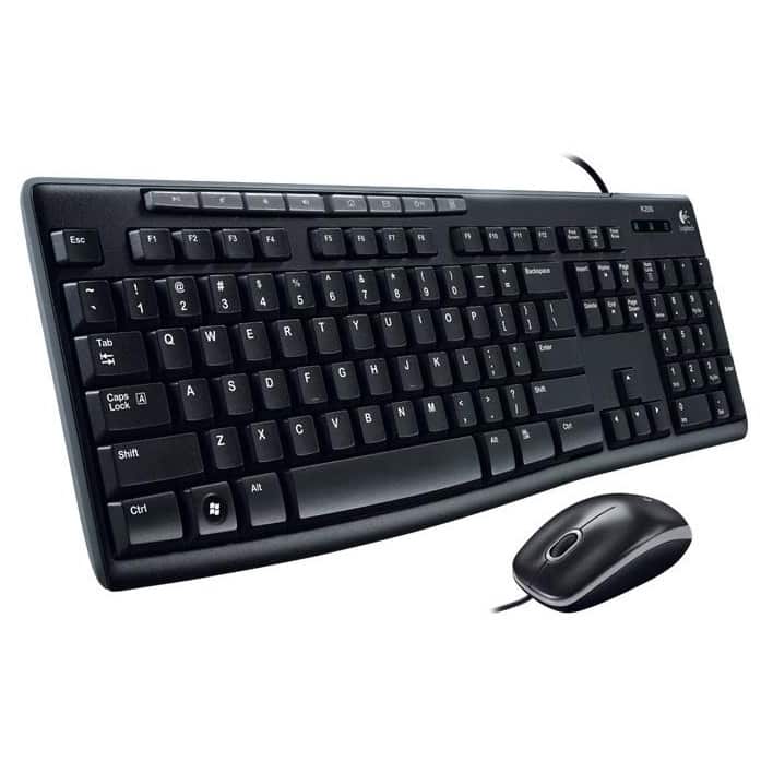 Kit                                                                                             Logitech Mk200 Teclado Y Mouse Alambrico Multimedia (920-002716) Pue