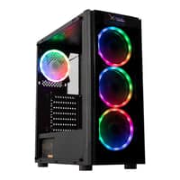 Gabinete Xzeal Xz110-1 Atx/ Micro Atx/ Mini Itx Rgb Cristal (xzcgb12b)