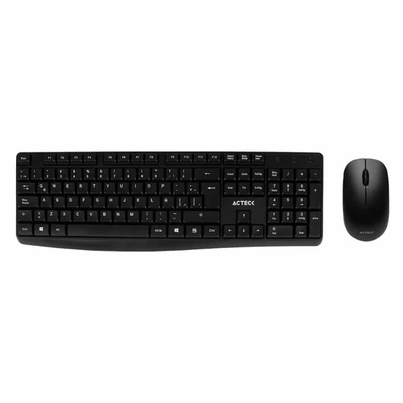 Kit 2 N 1 Acteck Teclado/mouse Inalambrico Usb Creator Mk440 Ac-931755