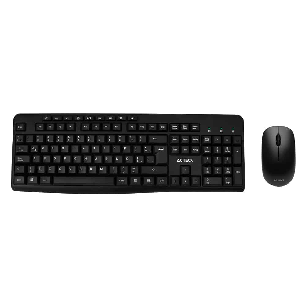 Kit 2 En 1 Multimedia Acteck Teclado/mouse Inalambrico Mk450 Ac-931748