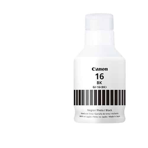 Botella De Tinta Canon Gi-16 Bk Negro Para Gx7010/gx6010 (4408c001aa)