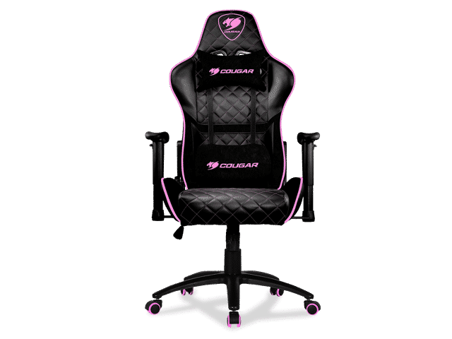 SILLA PARA GAMING COUGAR ARMOR ONE EVA BLACK/PINK MAX 120KG RECLINABLE