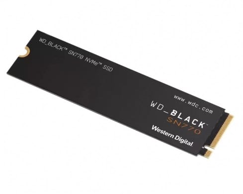 Unidad                                                                                   Ssd M.2 Western Digital Sn770 1tb Wds100t3x0e Black Pcie Gen4