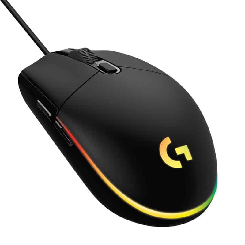 Mouse           Gamer Logitech G203 Lightsync Rgb 8,000 Dpi Usb Negro 910-005793