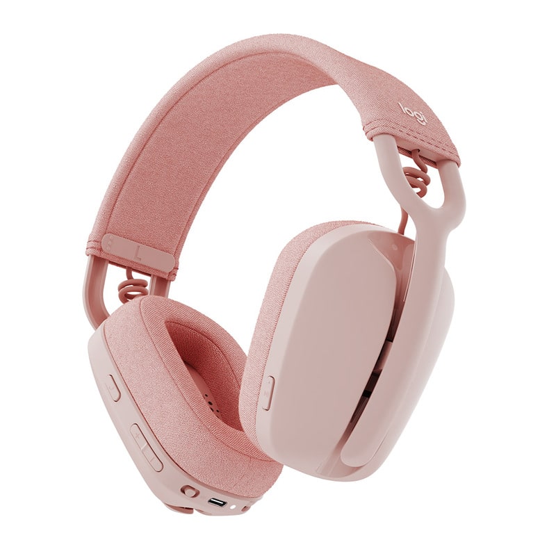 Diadema  Logitech Zone Vibe 100 Bluetooth Rose (981-001223)