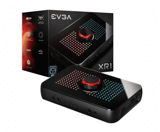TARJETA DE CAPTURA DE VIDEO EVGA XR1 CERTIFIED OBS USB3.0 4K PASS THROUGH ARGB AUDIO MIXER