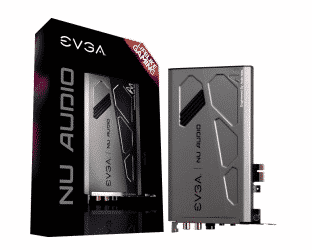 TARJETA DE AUDIO EVGA NU AUDUO CARD 712-P1-AN01-KR LIFELIKE AUDIO/SONIDO PCIE RGB LED AUDIO NOTE