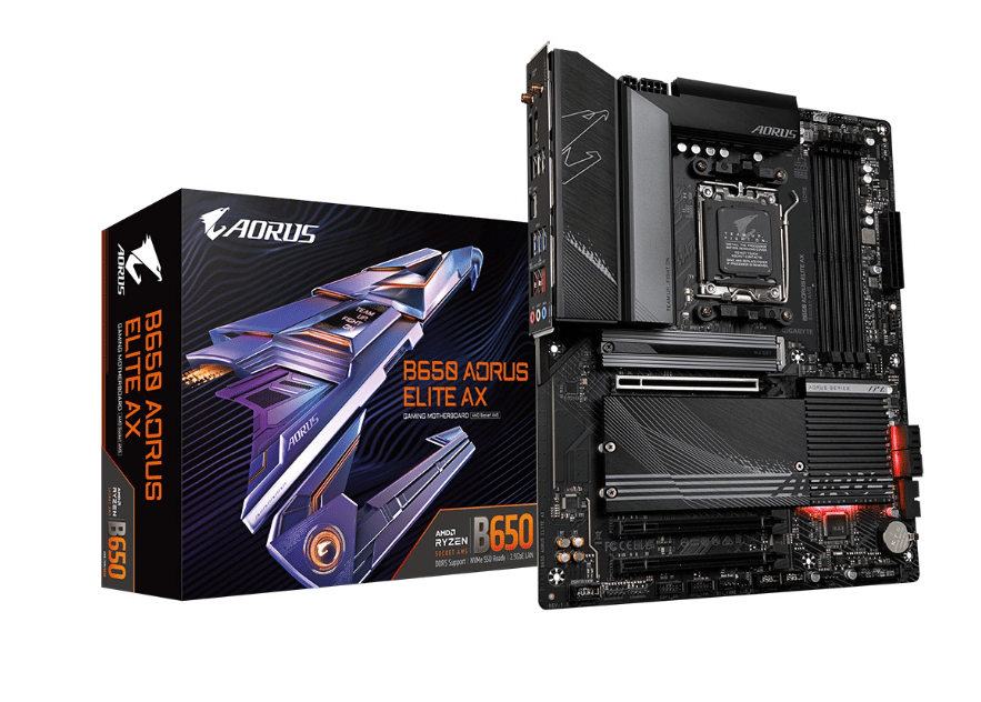Tarjeta       Madre AORUS Atx B650 AORUS Elite Ax Socket Am5  B650 Ddr5 AMD