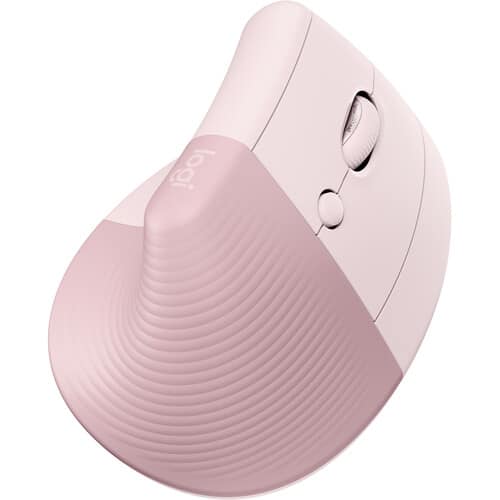 Mouse  Logitech Lift Vertical Bolt Usb Bt Rosa (910-006472)