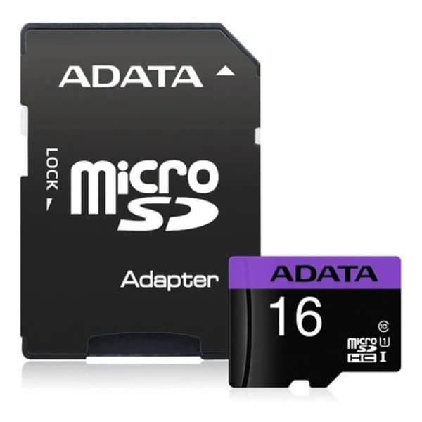 Memoria Micro Sdhc Adata 16gb Uhs-i U1 C/adapt (ausdh16guicl10-ra1)