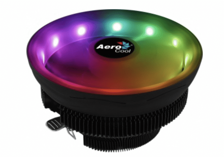 DISIPADOR PARA CPU AEROCOOL CORE PLUS RGB 126MM NEGRO