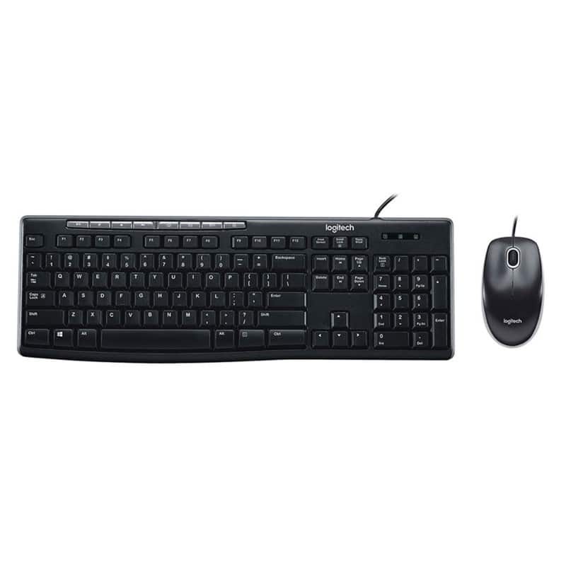Kit  Logitech Mk200 Teclado Y Mouse Alambrico Multimedia (920-002716)