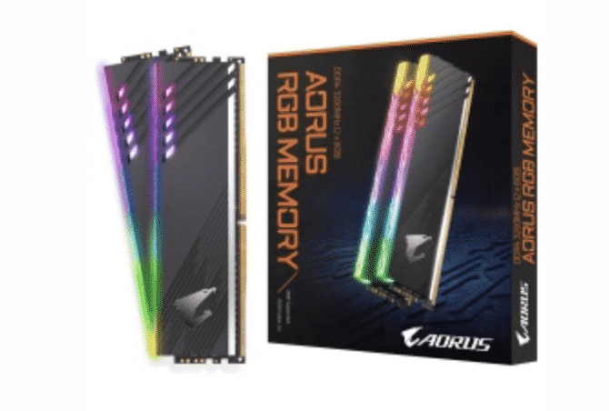 SET MEMORIA RAM AORUS RGB DDR4 16GB 2X8GB 3200MHZ GP-ARS16G32