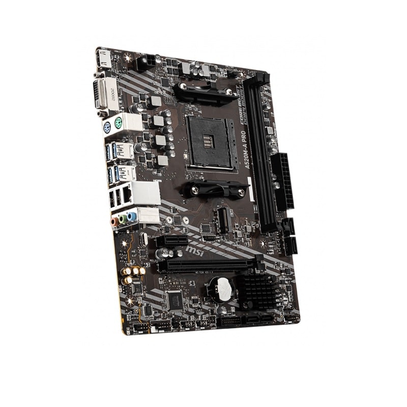 Tarjeta Madre Msi A520m-a Pro Ddr4 M.2 Pcie 3.0 Ryzen Am4 Matx Hdmi