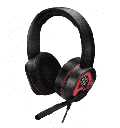 Audifonos   Headset Para Gaming ADATA XPG Emix H20 7.1 Alambrico 2.2 Mts USB Negro/rojo