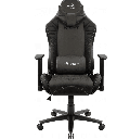 Aerocool Silla Gamer Knight Aerosuede, Hasta 150kg, Negro