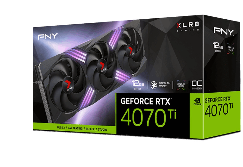 Tarjeta   De Video Pny Nvidia Geforce RTX 4070 Ti 12gb Xlr8 Gaming Verto Tf OC 12gb 192-bit Gddr6x PCI  4.0 X16 (dimerswap)