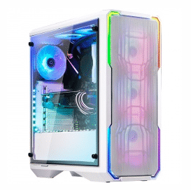 GABINETE BITFENIX ENSO MESH RGB CON VENTANA BLANCO MID TOWER