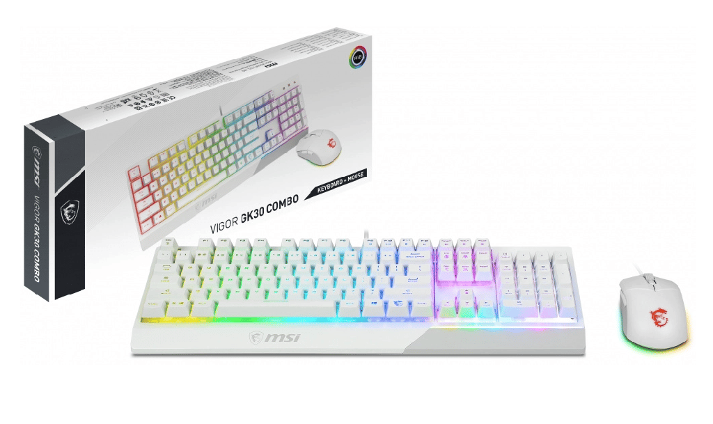 Kit                                                                                                                                                                                                                                                                                                                                                                                                                                                                                                                                                                                                                                                                                                                                                                                                                                                                                                                                                                                                                                                                                                                                                                                                                                                                                                                                        Msi Vigor Gk30 Combo White Us Teclado+mouse Rgb Mecanico