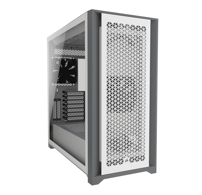 Gabinete                                                                                                                                                                                                                                                                                                                                                                                                                                                                                                                                                                                                                                                                                                                                                                                                                                                       Corsair Icue 5000d Airflow White Tg Atx Cc-9011211-ww