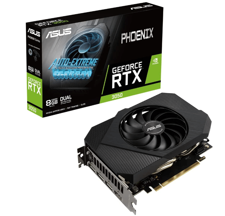 Tarjeta     De Video Nvidia Geforce ASUS RTX 3050 8gb GDDR6 Ph-rtx3050-8g