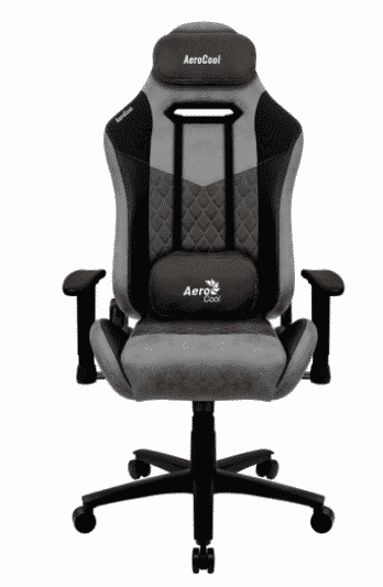 SILLA PARA GAMING AEROCOOL DUKE ASH BLACK  125KG MAX AERO SUEDE ACGC-2025101