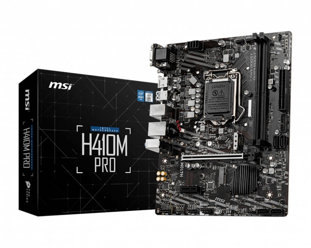 Tarjeta  Madre MSI H410m Pro Socket 1200 INTEL 10 Gen DDR4